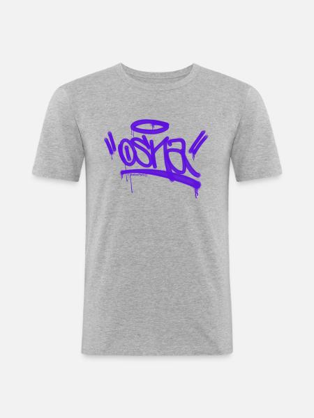 Osnabrück Graffiti Day - Men's Slim Fit T-Shirt - heather grey