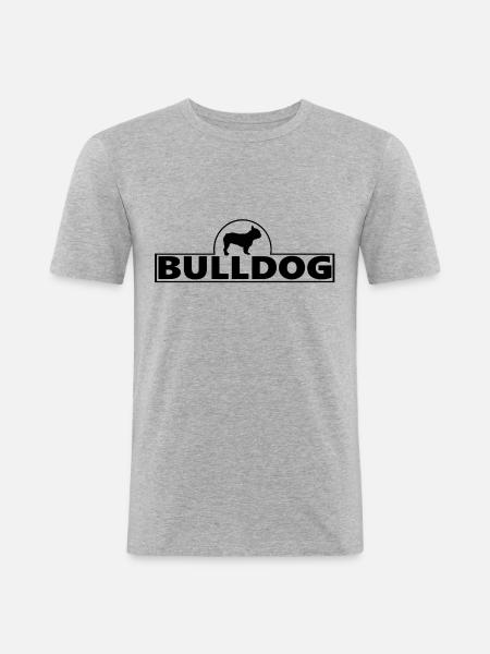BOULEDOGUE - T-shirt près du corps Homme - gris chiné