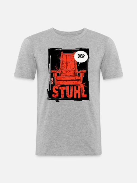 Just the chair - Men's Slim Fit T-Shirt - heather grey