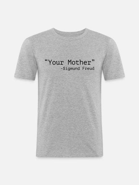 Freud - Men's Slim Fit T-Shirt - heather grey