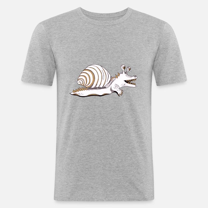 Crocargo - Männer Slim Fit T-Shirt - Grau meliert