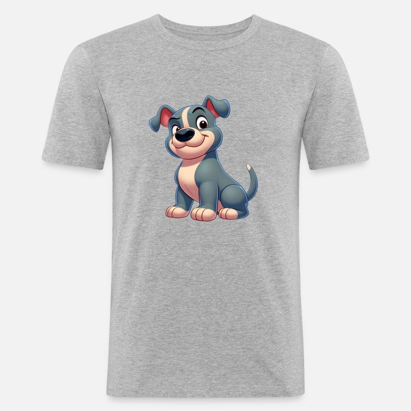 Pitbull 2 - Männer Slim Fit T-Shirt - Grau meliert