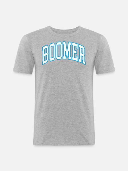 Boomer - Men's Slim Fit T-Shirt - heather grey