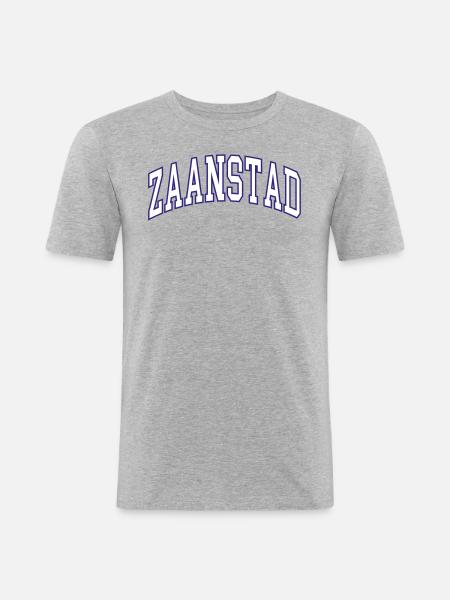 Zaanstad - Men's Slim Fit T-Shirt - heather grey
