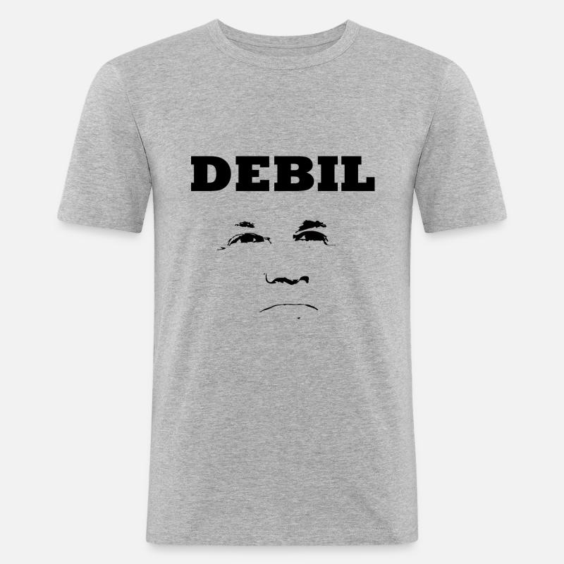 Debil - Men's Slim Fit T-Shirt - heather grey