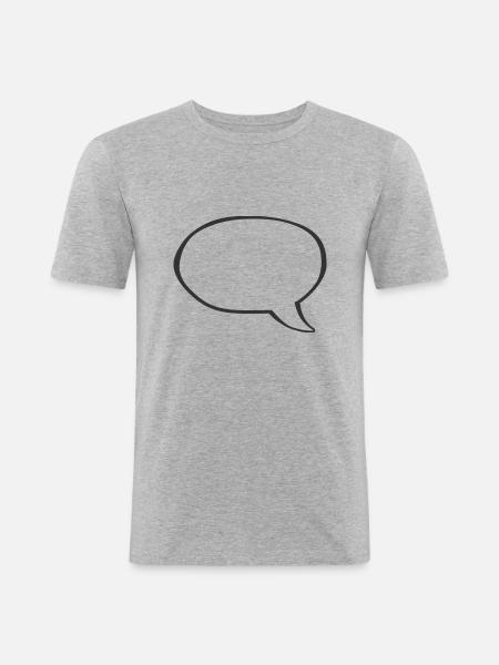 Balloon - Men's Slim Fit T-Shirt - heather grey