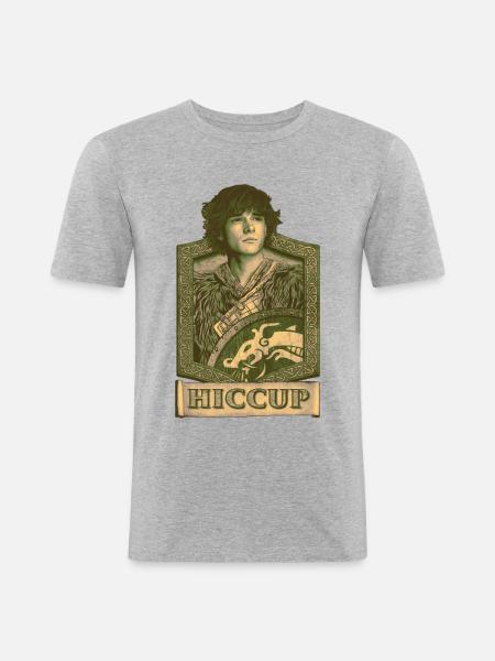 Dragons Hoquet - T-shirt près du corps Homme - gris chiné