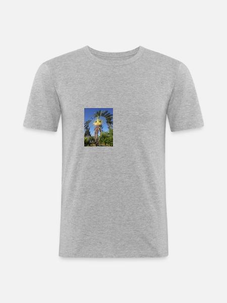 Africa up close - Men's Slim Fit T-Shirt - heather grey