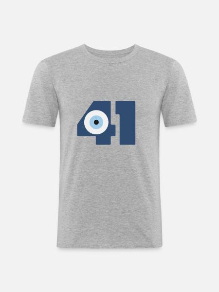 Nazar - Men's Slim Fit T-Shirt - heather grey