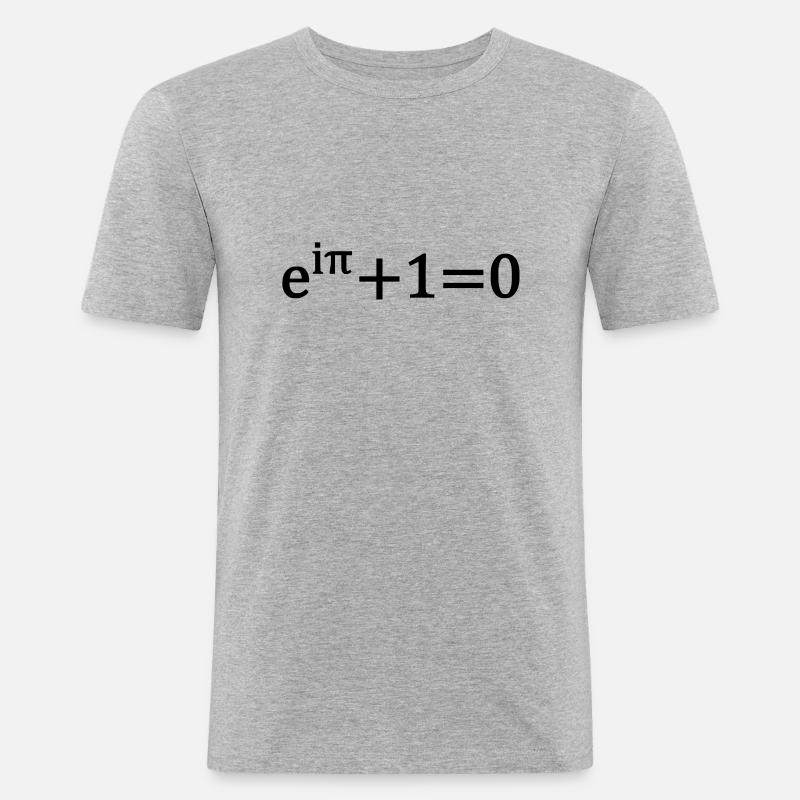 plus belle formule du monde - T-shirt près du corps Homme - gris chiné