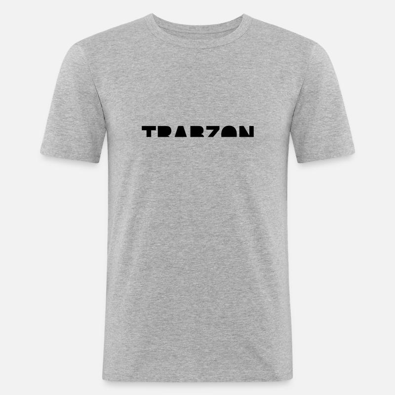 Trabzon - Männer Slim Fit T-Shirt - Grau meliert