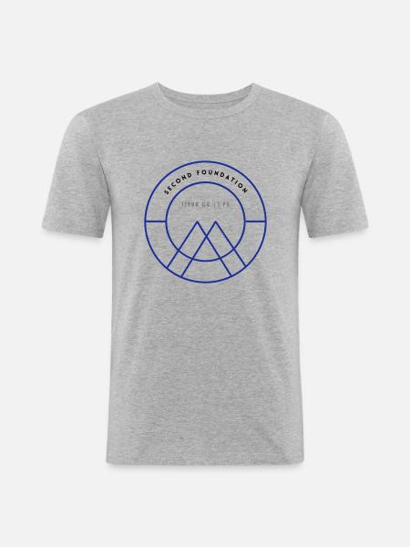 Second Foundation - Men's Slim Fit T-Shirt - heather grey