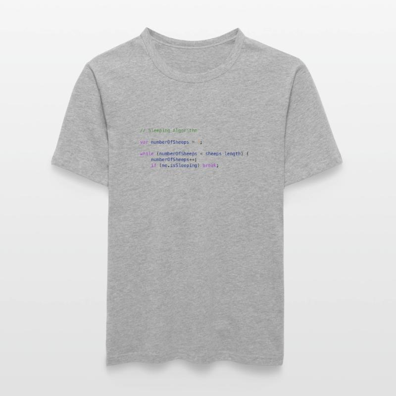 Programmers code sheep count logic Men's Slim Fit T-Shirt