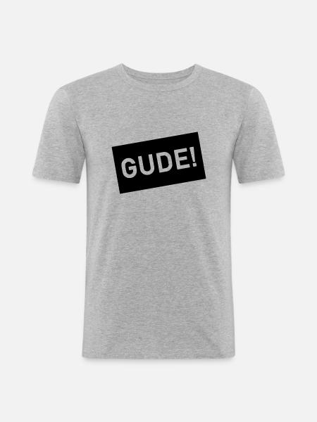 Gude Frankfurt! - Men's Slim Fit T-Shirt - heather grey