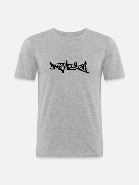 Destroy - Men's Slim Fit T-Shirt - heather grey