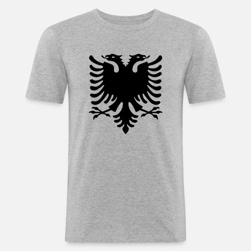 eagle - Men's Slim Fit T-Shirt - heather grey