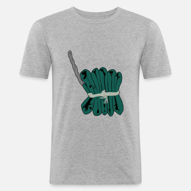 Fireworks Firework Pyro - Men's Slim Fit T-Shirt - heather grey