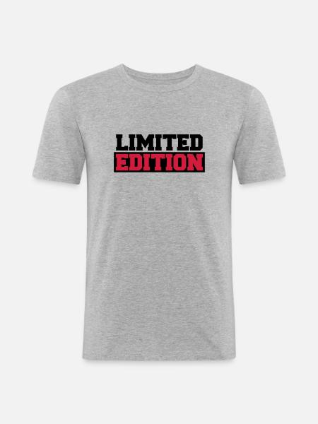 Limited Edition - Men's Slim Fit T-Shirt - heather grey