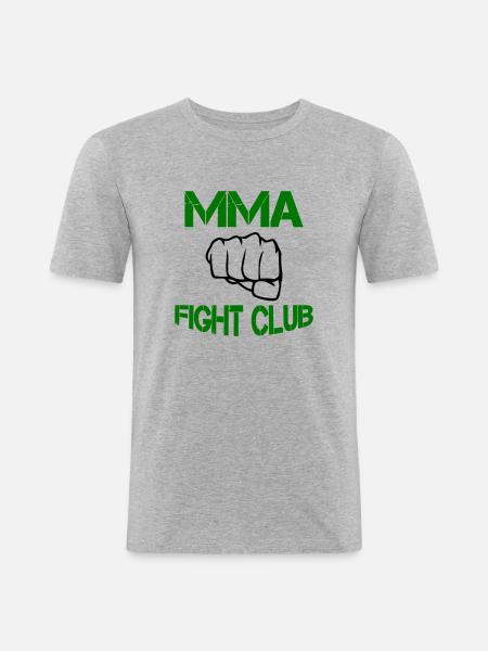 MMA Fight Club - Men's Slim Fit T-Shirt - heather grey