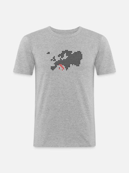Italy - Men's Slim Fit T-Shirt - heather grey