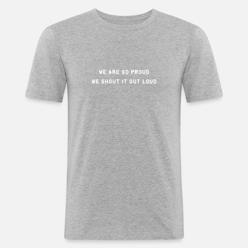 Marching On - Men's Slim Fit T-Shirt - heather grey