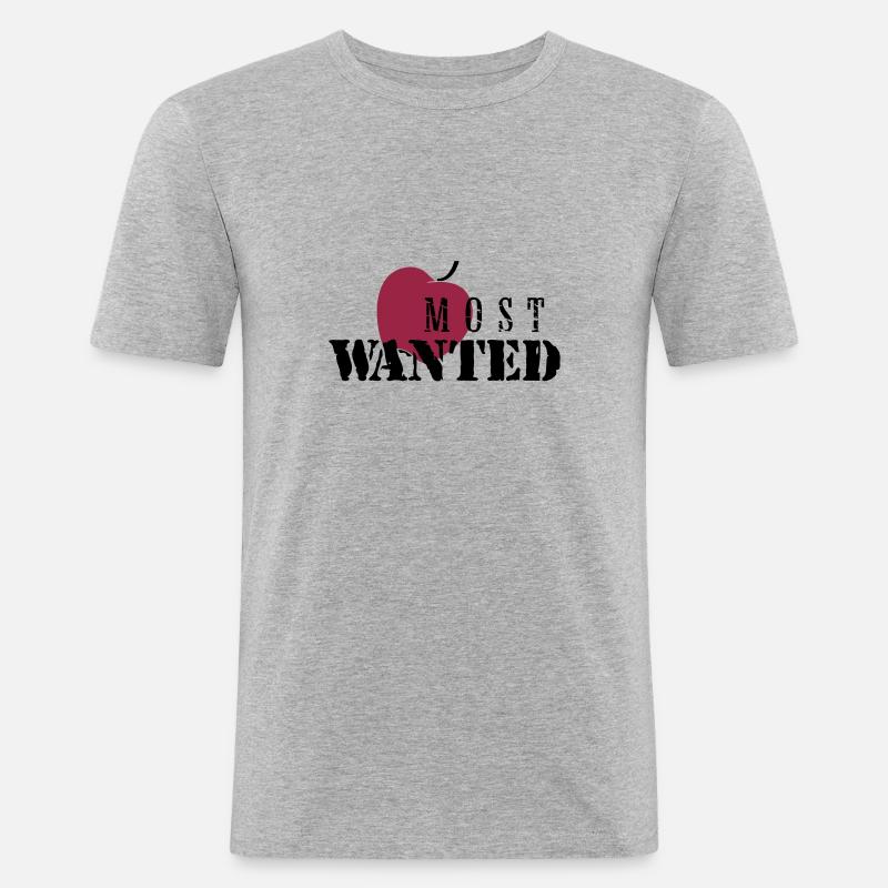 appel most wanted_Vec_3 de - Männer Slim Fit T-Shirt - undefined