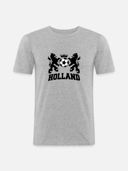 holland / nederlands elftal / the netherlands - Men's Slim Fit T-Shirt - heather grey
