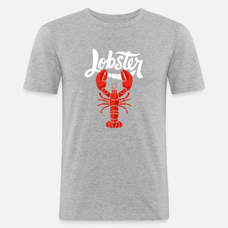 Hummer - Männer Slim Fit T-Shirt - Grau meliert