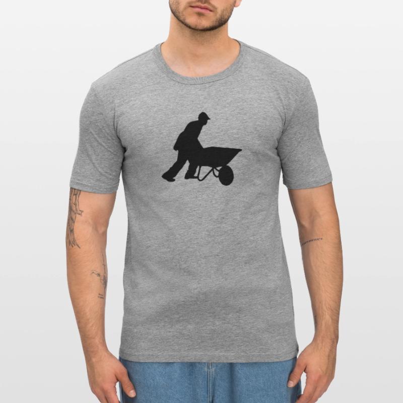 Constructeurs T-shirt près du corps Homme