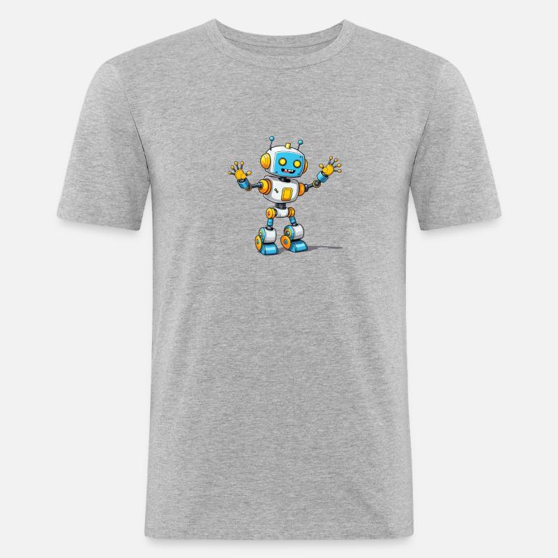 Motivation Algorithm - Men's Slim Fit T-Shirt - heather grey