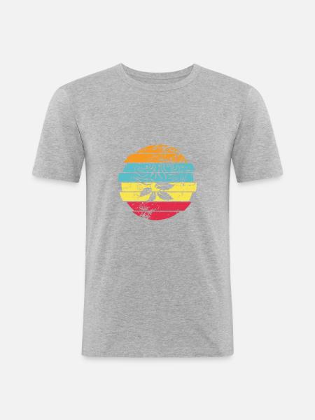 Rose - Men's Slim Fit T-Shirt - heather grey