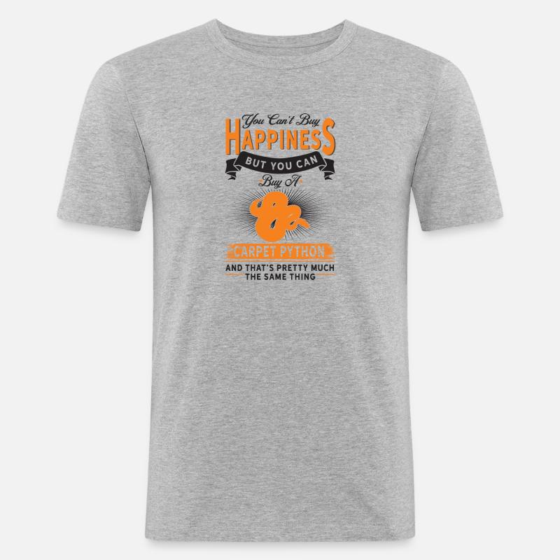 You can buy carpet python - Men's Slim Fit T-Shirt - heather grey