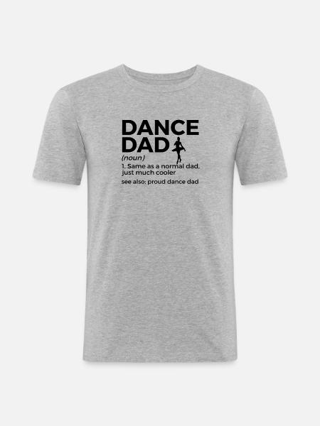 Tanzen Für Tänzer - Männer Slim Fit T-Shirt - Grau meliert