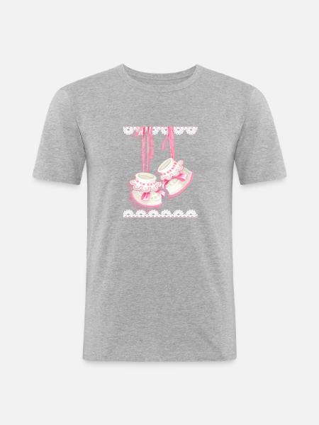 Funny Fræk Fødselsdag Gift Mand &Kvinde - Herre Slim Fit T-Shirt - grå meleret