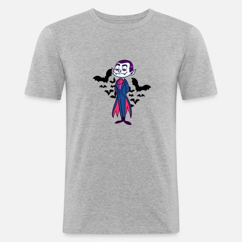 Vampire Kid Vampire Kid - Men's Slim Fit T-Shirt - heather grey