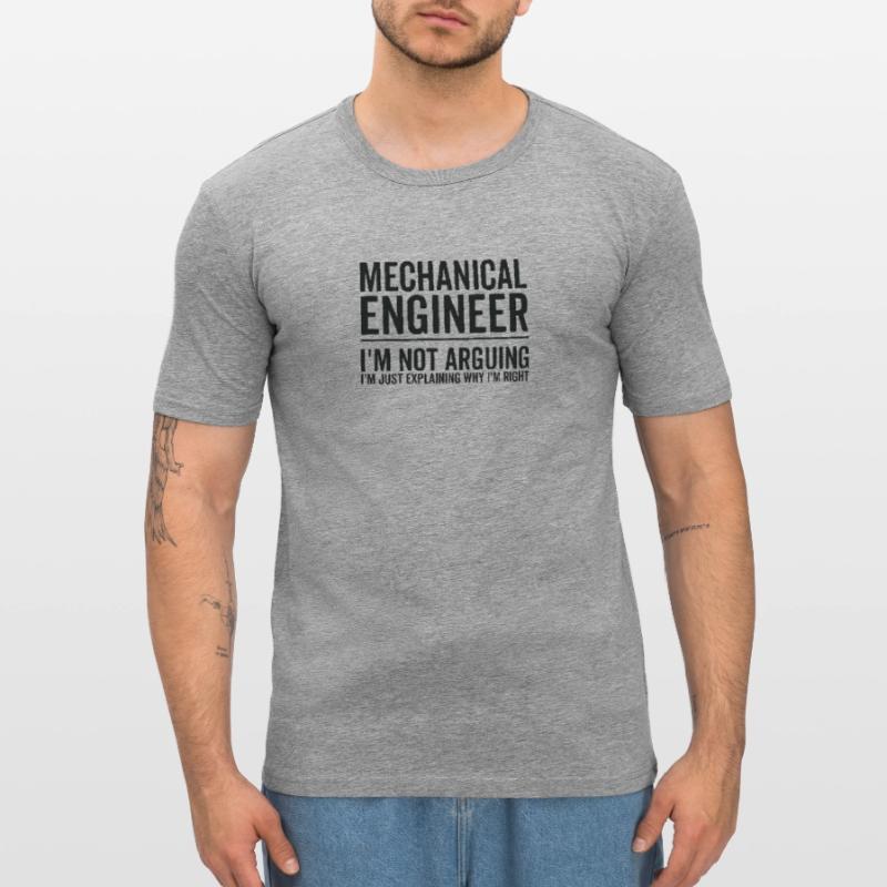Just Explaining - Mechanical Engineer Men's Slim Fit T-Shirt