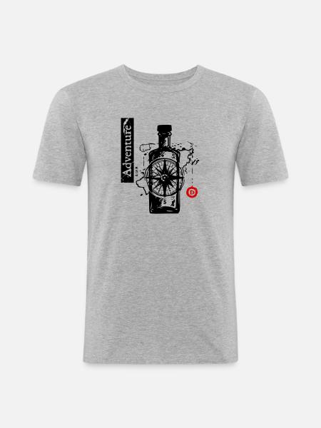 Adventure Trip - Men's Slim Fit T-Shirt - heather grey
