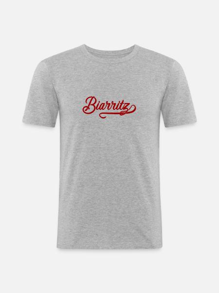 Biarritz - Men's Slim Fit T-Shirt - heather grey