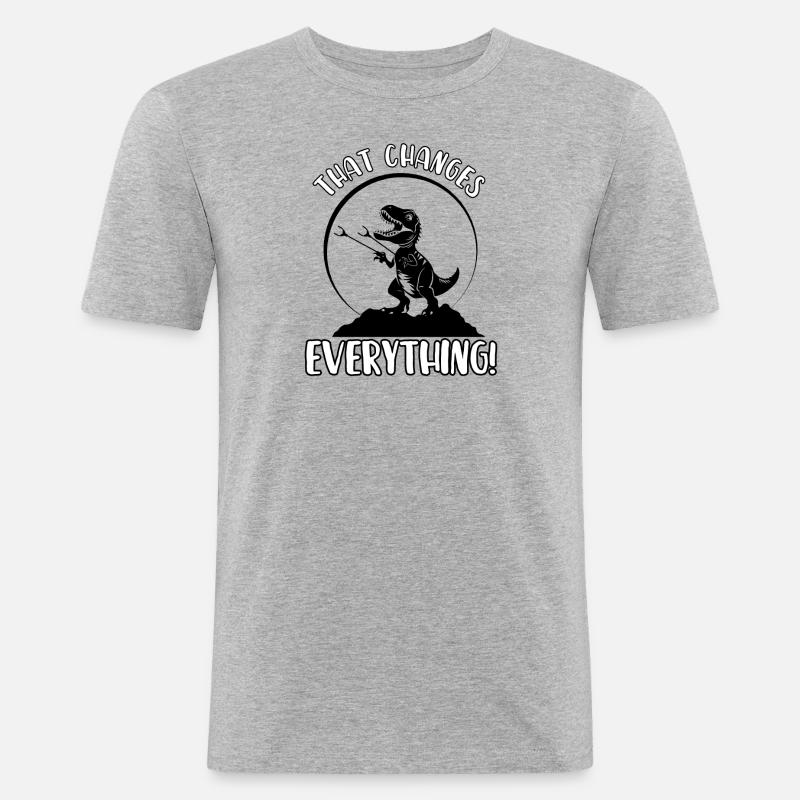 That changes everything - Men's Slim Fit T-Shirt - heather grey