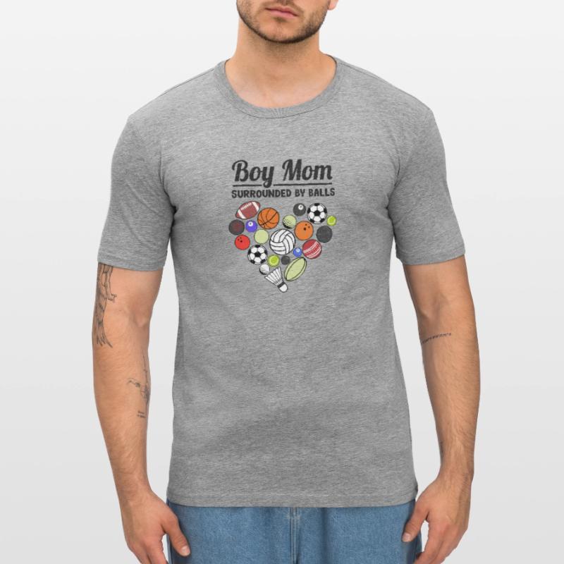 Junge Mutter Muttertag Mutterschaft Mutter Mama Geschenk Männer Slim Fit T-Shirt
