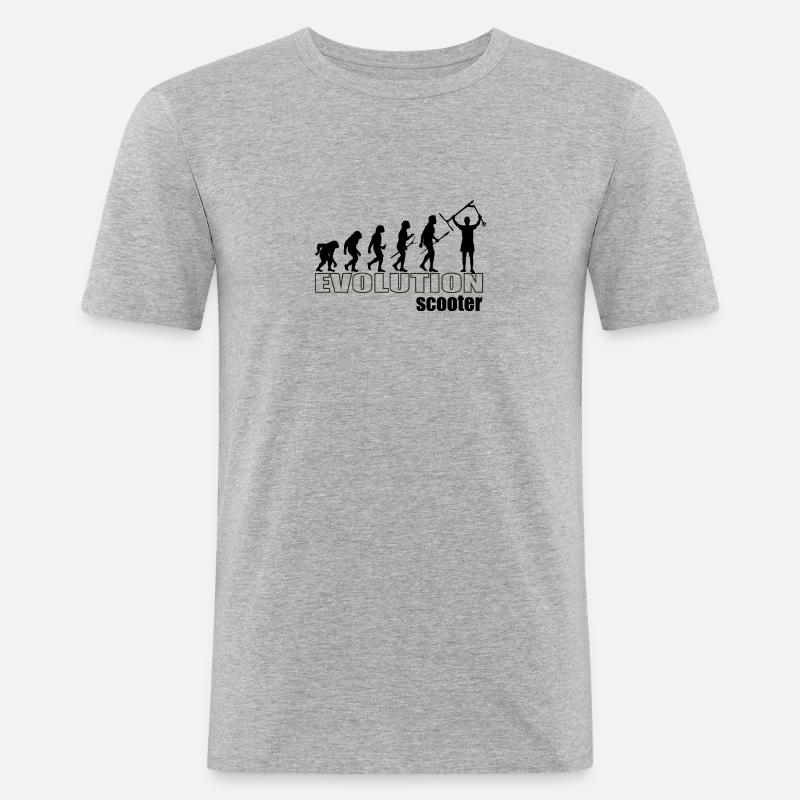 Evolution 1 - Men's Slim Fit T-Shirt - heather grey