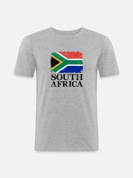 South Africa - Men's Slim Fit T-Shirt - heather grey