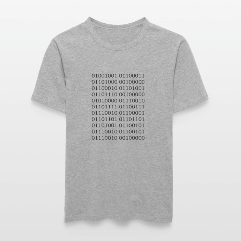 Binär Code "Ich bin Programmierer" Männer Slim Fit T-Shirt
