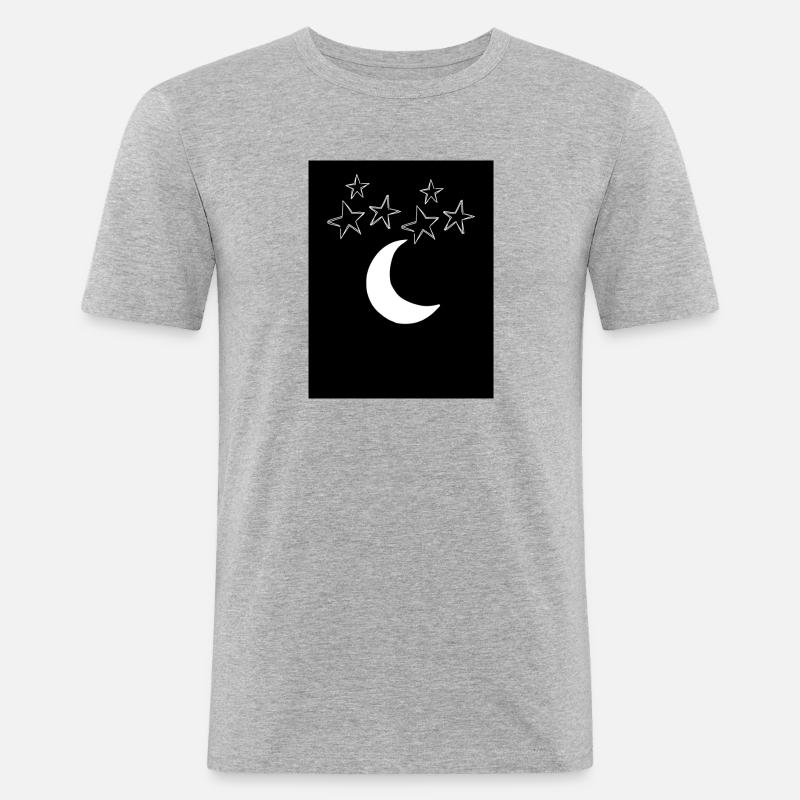 Design ohne Titel 4 - Männer Slim Fit T-Shirt - Grau meliert