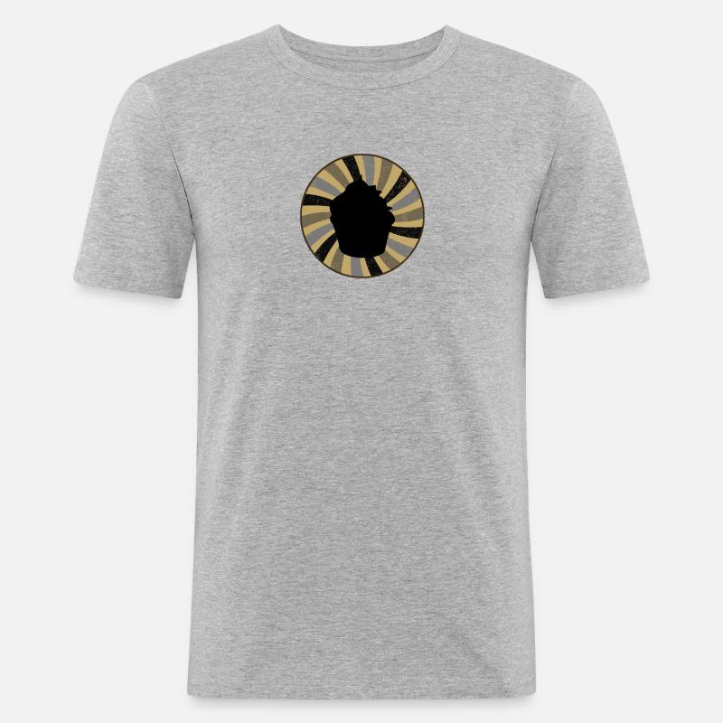 Baker Baker - Men's Slim Fit T-Shirt - heather grey