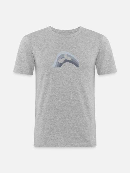Strong Muscles - Men's Slim Fit T-Shirt - heather grey