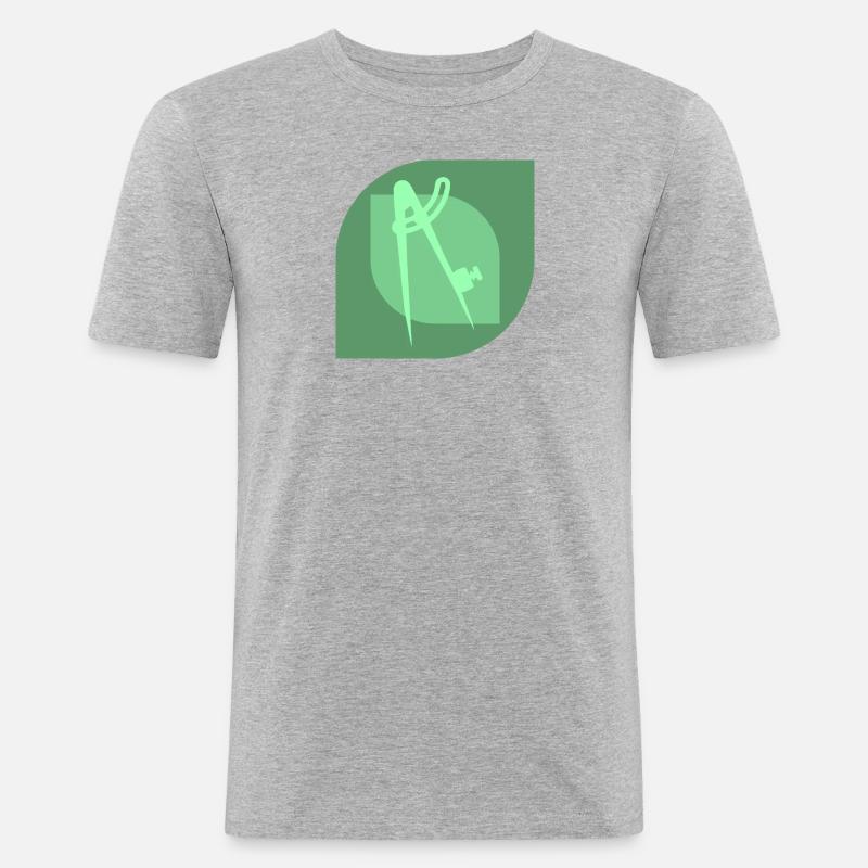 Architect, Design Engineer, Civil Engineer - Men's Slim Fit T-Shirt - heather grey