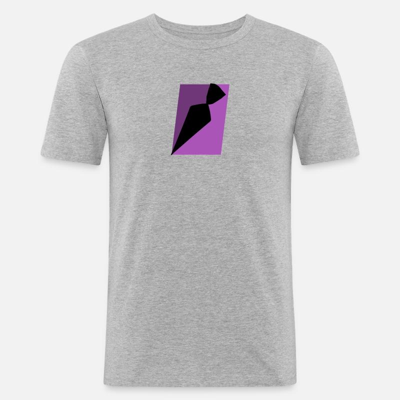 Backwaren Cupcake Bäckerei - Männer Slim Fit T-Shirt - Grau meliert