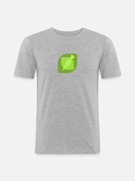 Backwaren Backen Backwaren - Männer Slim Fit T-Shirt - Grau meliert