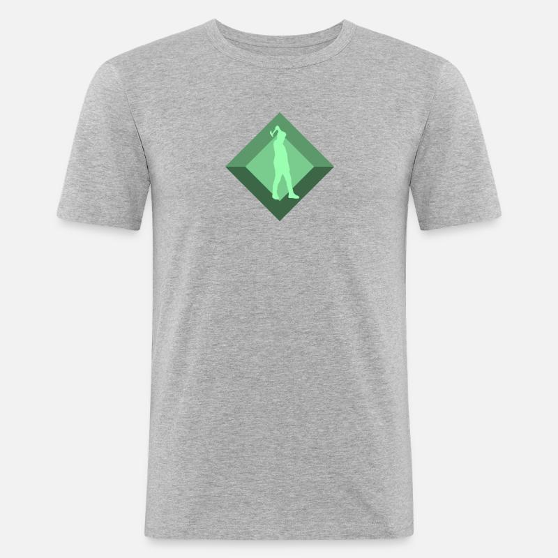 Axe Double Axe Axe - Men's Slim Fit T-Shirt - heather grey